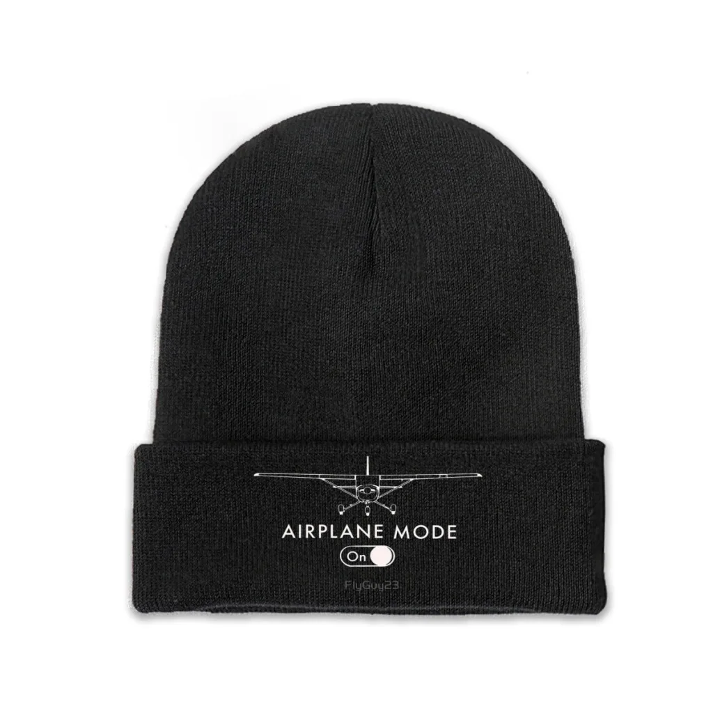 

Divertido Modo Airplane Knitting Beanie Caps Skullies Beanies Ski Caps Soft Bonnet Hats Winter Warm
