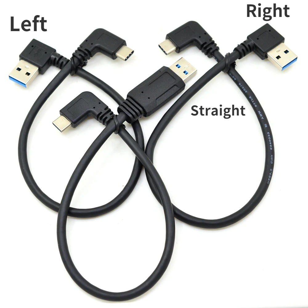 

Двойной правый угол 90 градусов от USB 3,0 A до USB 3.1 Тип C левый/правый/прямой угол синхронизации данных и шнур для зарядки адаптер конвертер