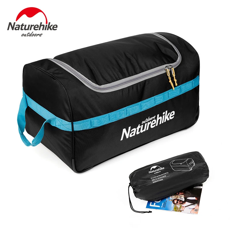 

Naturehike 85L 110L Foldable Wheeled Travel Luggage Suitcase Storage Bag Tourism Waterproof Foldable Rolling Luggage Bags