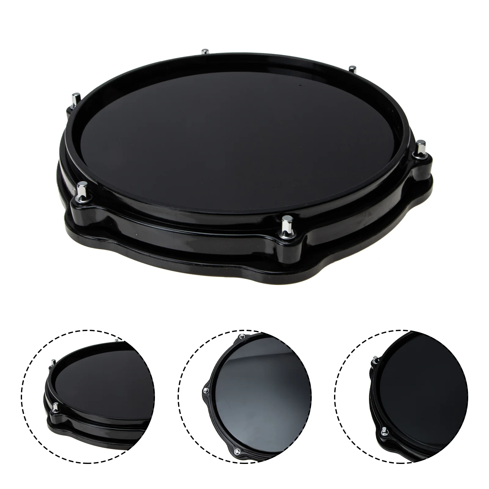 

Drum Pad Practice Mat Pads Mute Silent Rubber Tunable Marching Sided Double Snare Sound Supplies Quiet Percussion Silencer Set