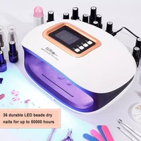 72 w nail lamp for curing gel polish nail quick dry led nail dryer manicure salon nail art lamp with 36pcs beads beauty tools
