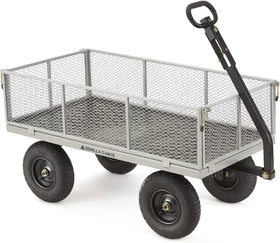 

GOR1001-COM 1000-lb. Steel Utility Cart with 13" Tires