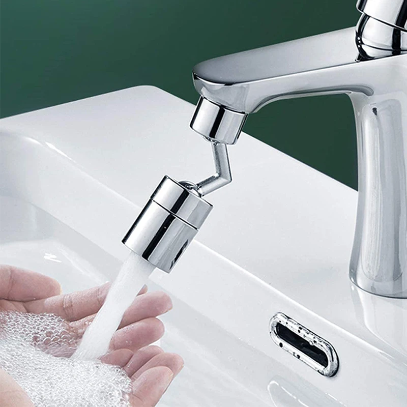 

720°Universal Kitchen Faucet Anti-splash Aerator Bathroom Tap Rotatable Faucet Sprayer Saving Water Tap Nozzle Extender Adapter