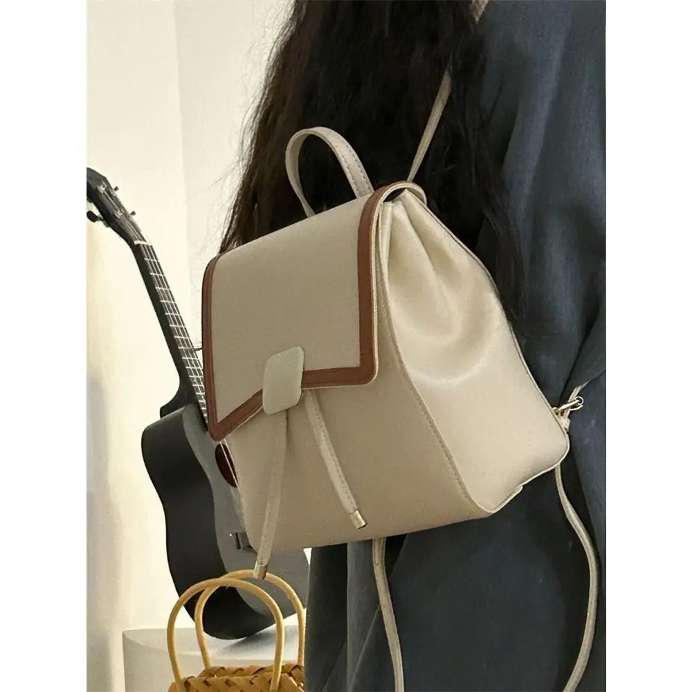 Повседневные сумки на плечо контрастных цветов вместительные школьные портфели