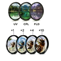 lightdow 7 in 1 lens filter kit close up 12410 uv cpl fld for cannon nikon sony pentax olympus leica camera lens