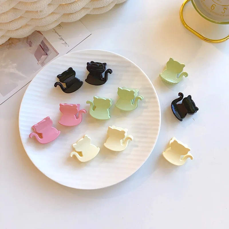 

2pc Colorful Cat Hair Claws Clips Hairpin Crab for Girls Women Child Holiday Party Gift Hair Accessories Headwear Ornament