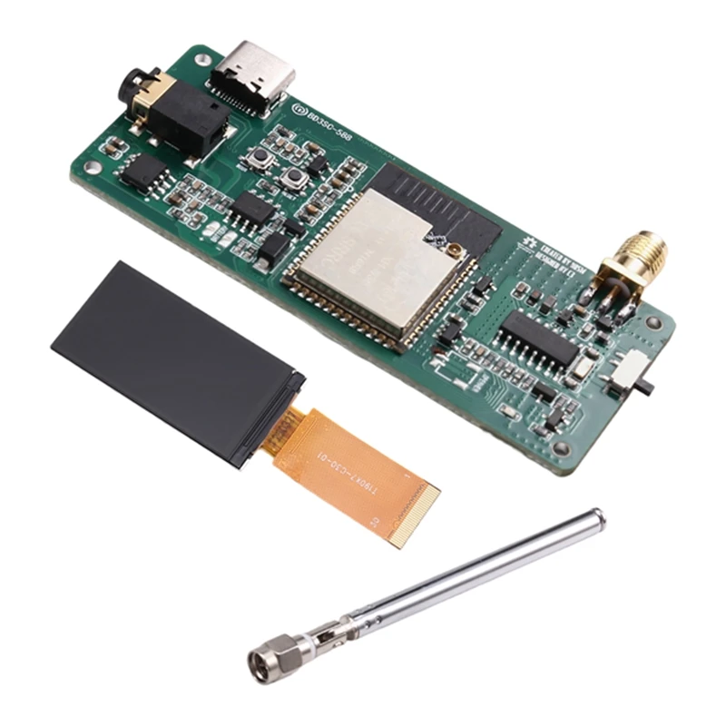 Фото Комплект материнской платы для полночастотного радиоприемника BD3CS-588 SI4732 с ESP32-S3, WiFi+BT5.0, 1,9-дюймовым цветным дисп №2