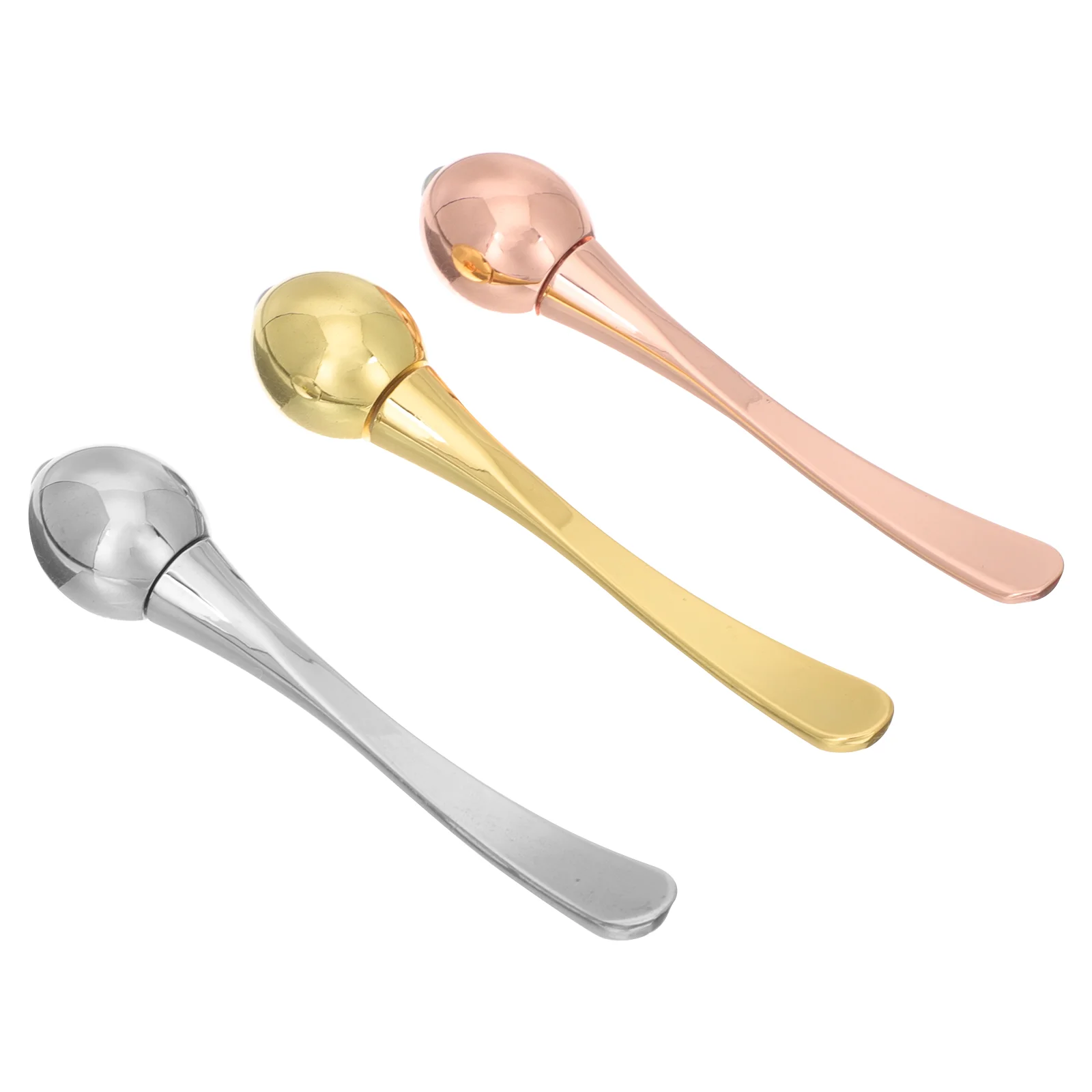 

3pcs Eye Cream Sticks Spatula 3-in-1 Roller Eye Massager Skin Care Tools