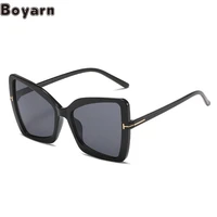 boyarn 2022 new t shaped sunglasses steampunk personalized bow glasses mens and womens candy ins sunglasses