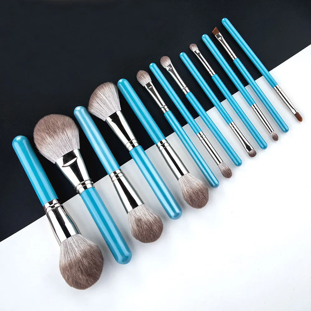 

13pcs/set No Logo Makeup brushes whole set Powder Blusher sculpting Eyeshadow make up kit smudge highlighter eyebrow lip brush