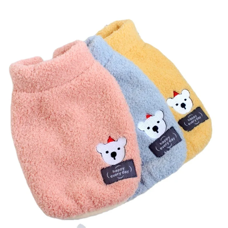 

Fleece Small Dog Vest Coat Winter Cat Puppy Apparel Yorkshire Pomeranian Bichon Poodle Schnauzer Maltese Dog Clothes Outfit