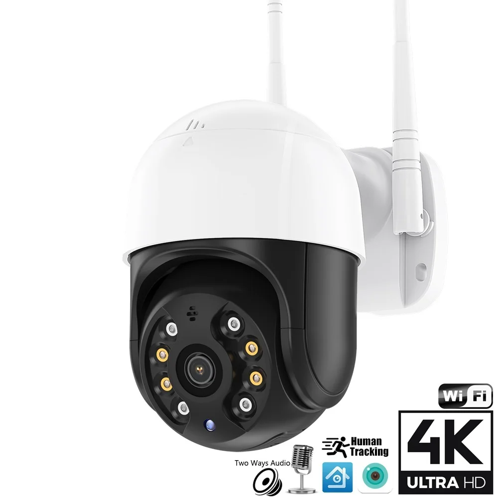 

2023 4K 5MP 3MP WIFI Camera Outdoor PTZ IP Camera H.265 1080P Speed Dome CCTV Security Cameras IP Camera WIFI 2MP IR Home