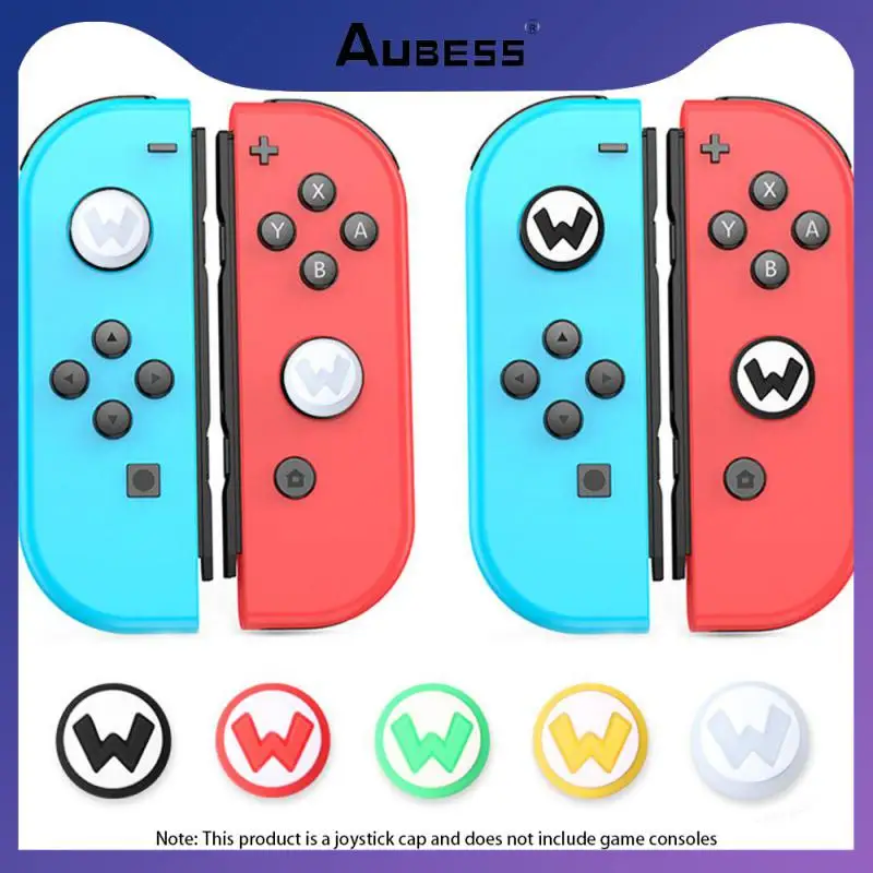 

Rocker Hat Not Easy To Drop Black Gamepad Tight Fit Feels Great Silicone Cap Protective Case Comfortable Touch Red Yellow