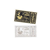stamp series alloy brooch ins personality trend have a nice trip letter badge lapel pins