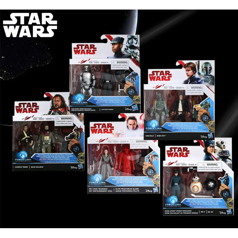 

STAR WARS Action Figure Rose BB-8 BB-9E Joints Movable 3.75-inches Model Ornament Toys Children Gifts