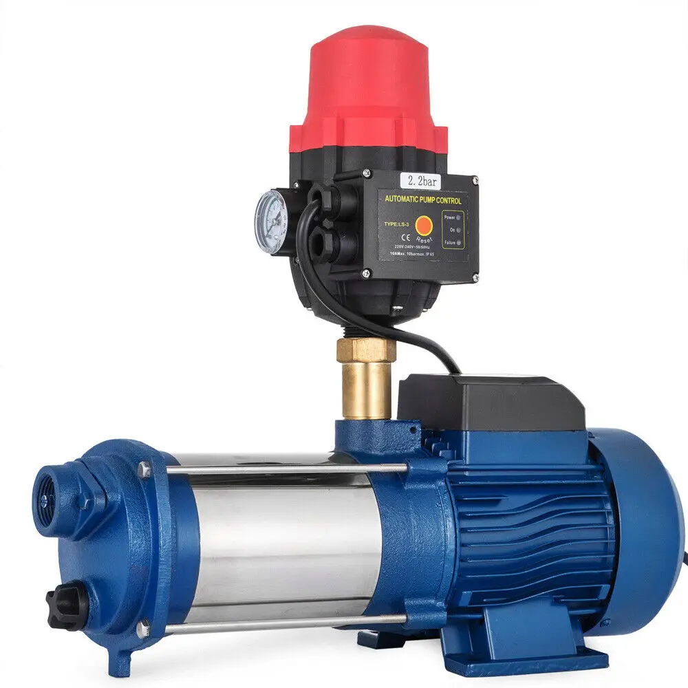 

Centrifugal Pump with Pressure Switch 2500 W/3.0HP Garden Pump Waterworks For Water Supply