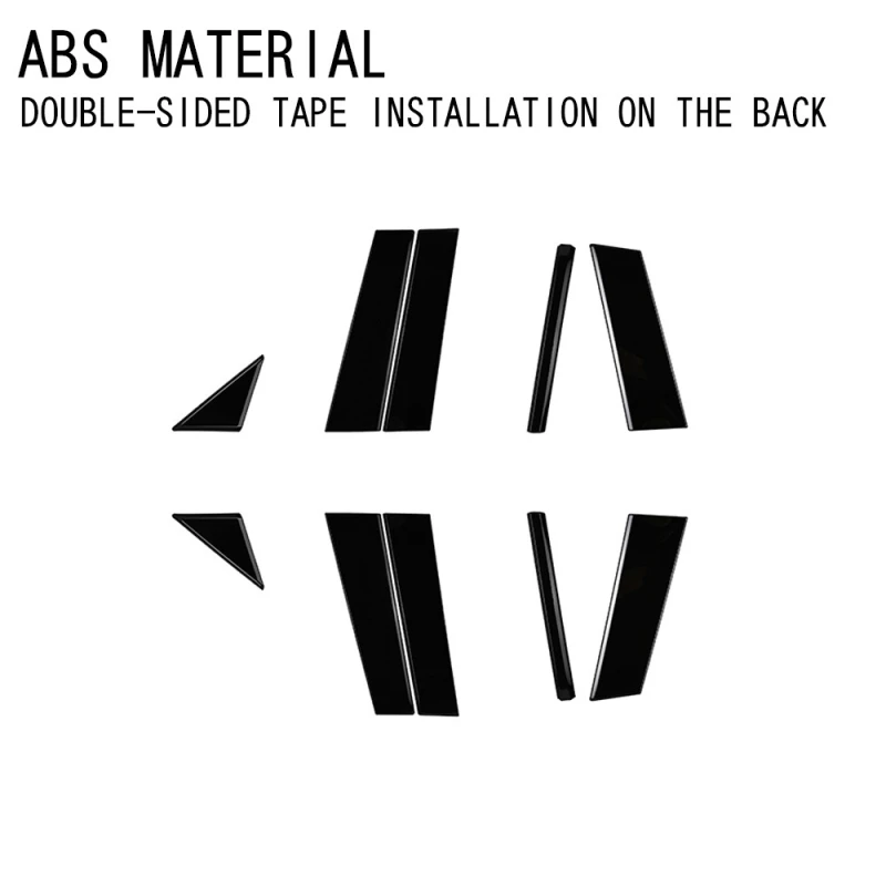 Для Mazda CX-50 CX 50 2023 2024 ABS черный стиль Автомобильная дверь окно центр B C колонна