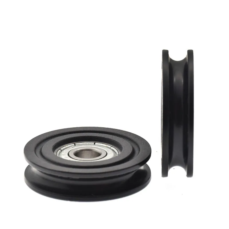 U-образный Ролик подшипника с пластиковым покрытием, 8*40*10 мм, 2 шт.