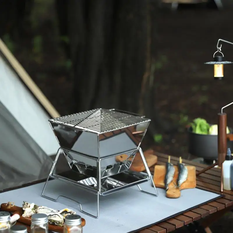 Деревянная горелка для кемпинга мини-горелка пикника практичная и стабильная