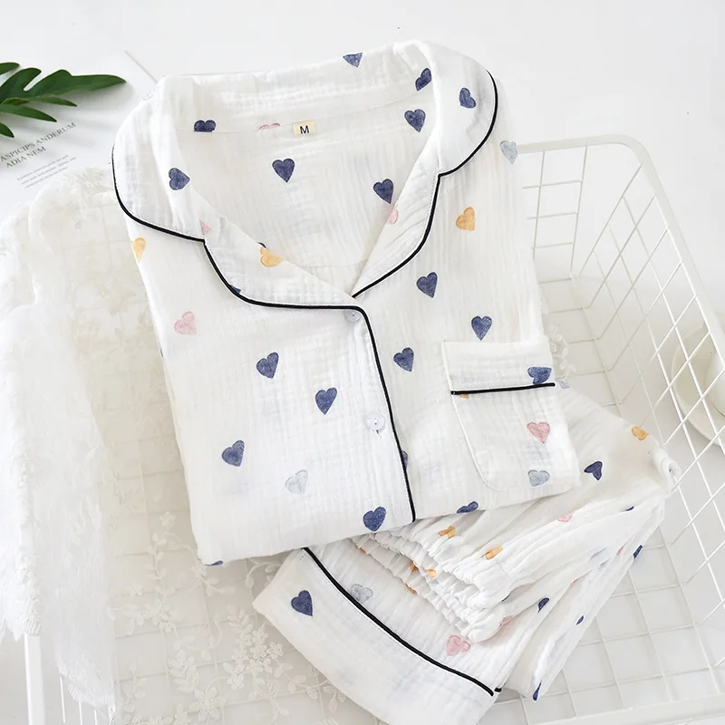 Women Pajama 100% Cotton Soft Loungewear Women Set Night Wears For Women Sleeping Wear Two Piece Set