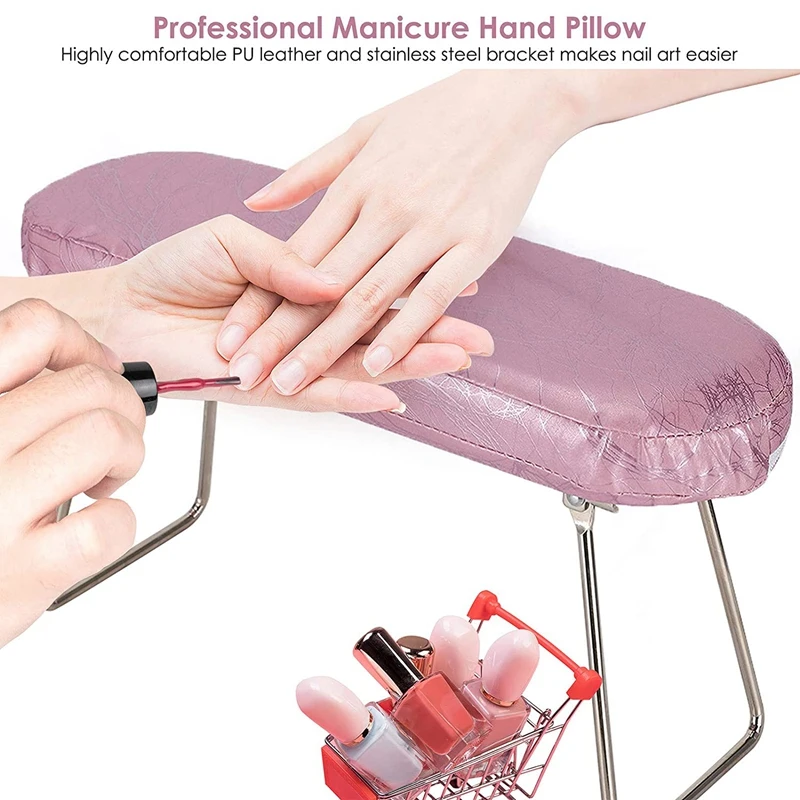 

Складная Подушка для рук, подставка для рук, мягкая моющаяся Подушка для ногтей, инструменты для маникюра