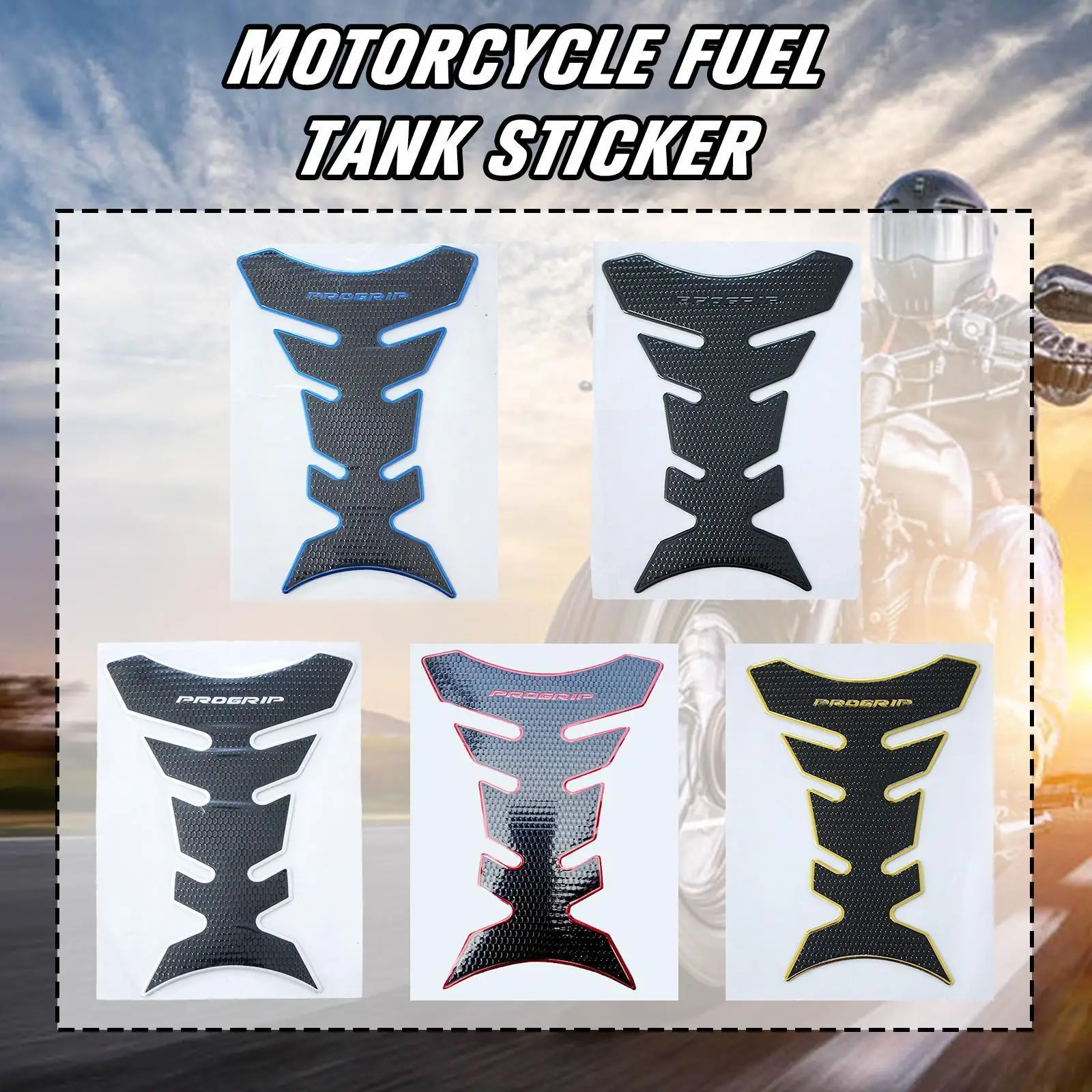 

3D Motorcycle Sticker Decal Gas Oil Fuel Tank Pad Protector Case for YAMAHA Kawasaki Honda BMW I0M8