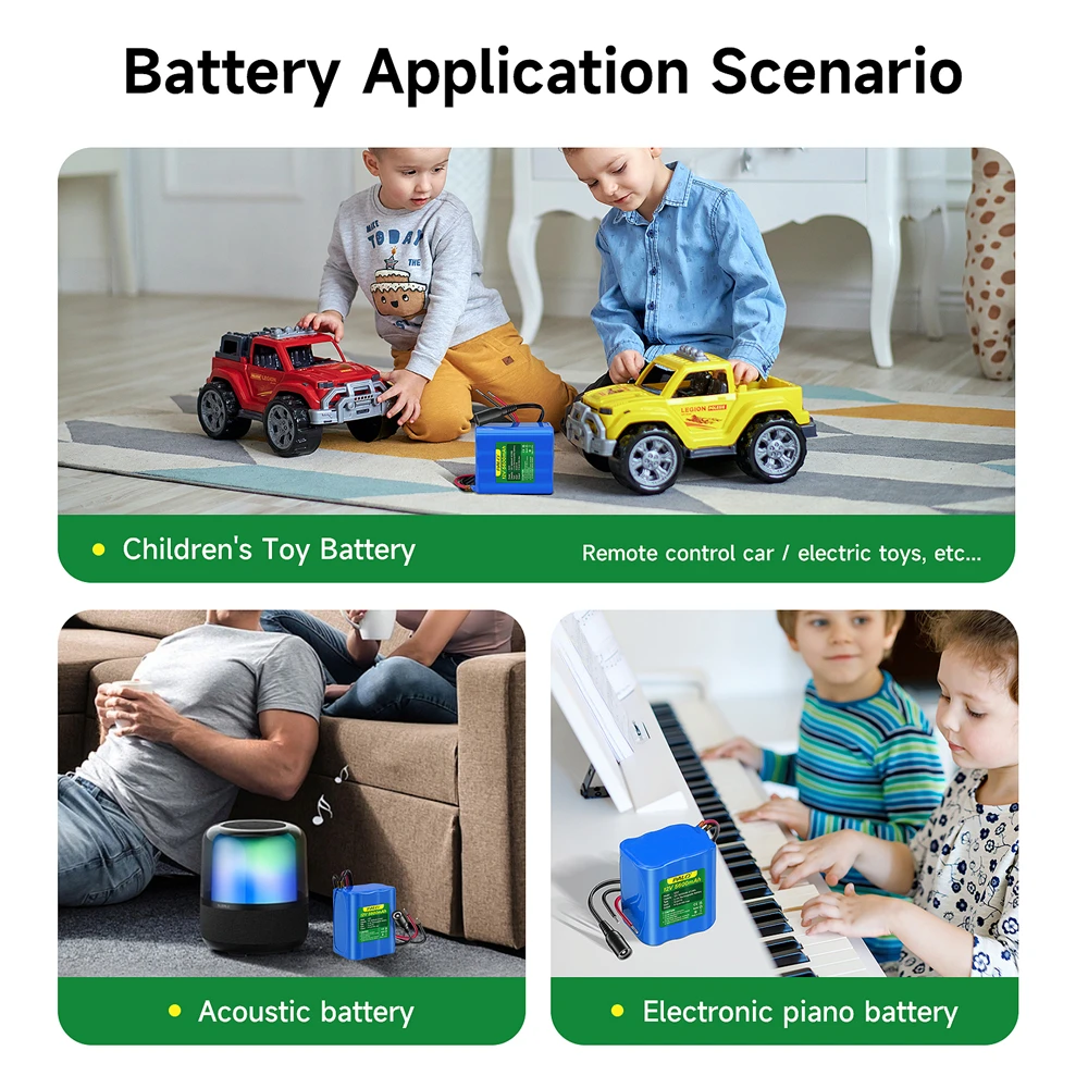 Литий-ионный аккумулятор 12 В 5600 мАч 67 2 Втч с зарядным устройством BMS 6 для