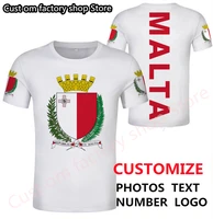 malta t shirt diy free custom made name number mlt t shirt nation flag mt republic of maltese country college logo photo clothes