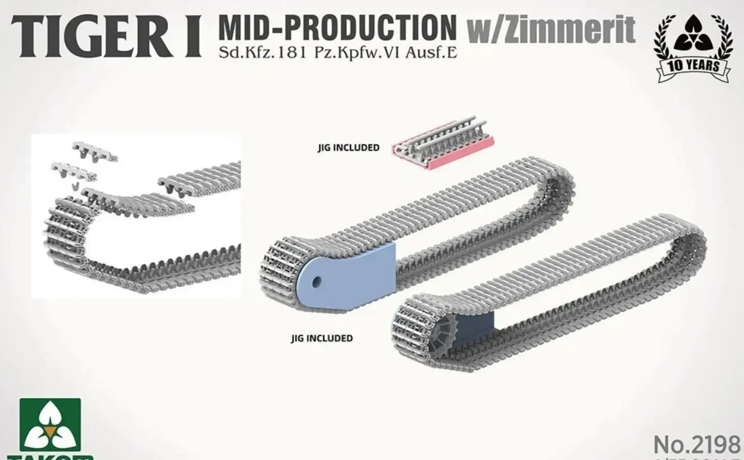 Сборная пластиковая модель танка TAKOM масштаб 1/35