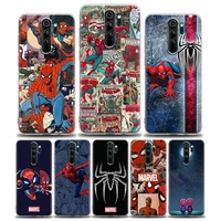 venom spiderman marvel comics clear phone case for xiaomi redmi note 8pro 11 10 9 8 pro 7 8a 10s 11 k40 pro soft tpu cover coque