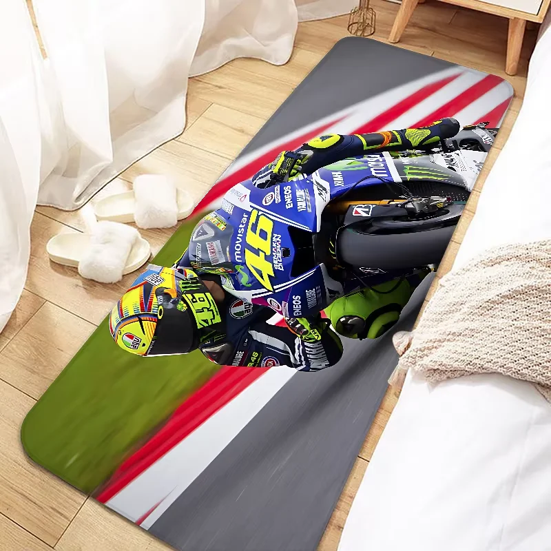 Motorcycle V-Valentino R-Rossi 46 Door Mat Entrance Non-slip Washable Kitchen Carpet Living Room Hallway Rugs Bath Mats