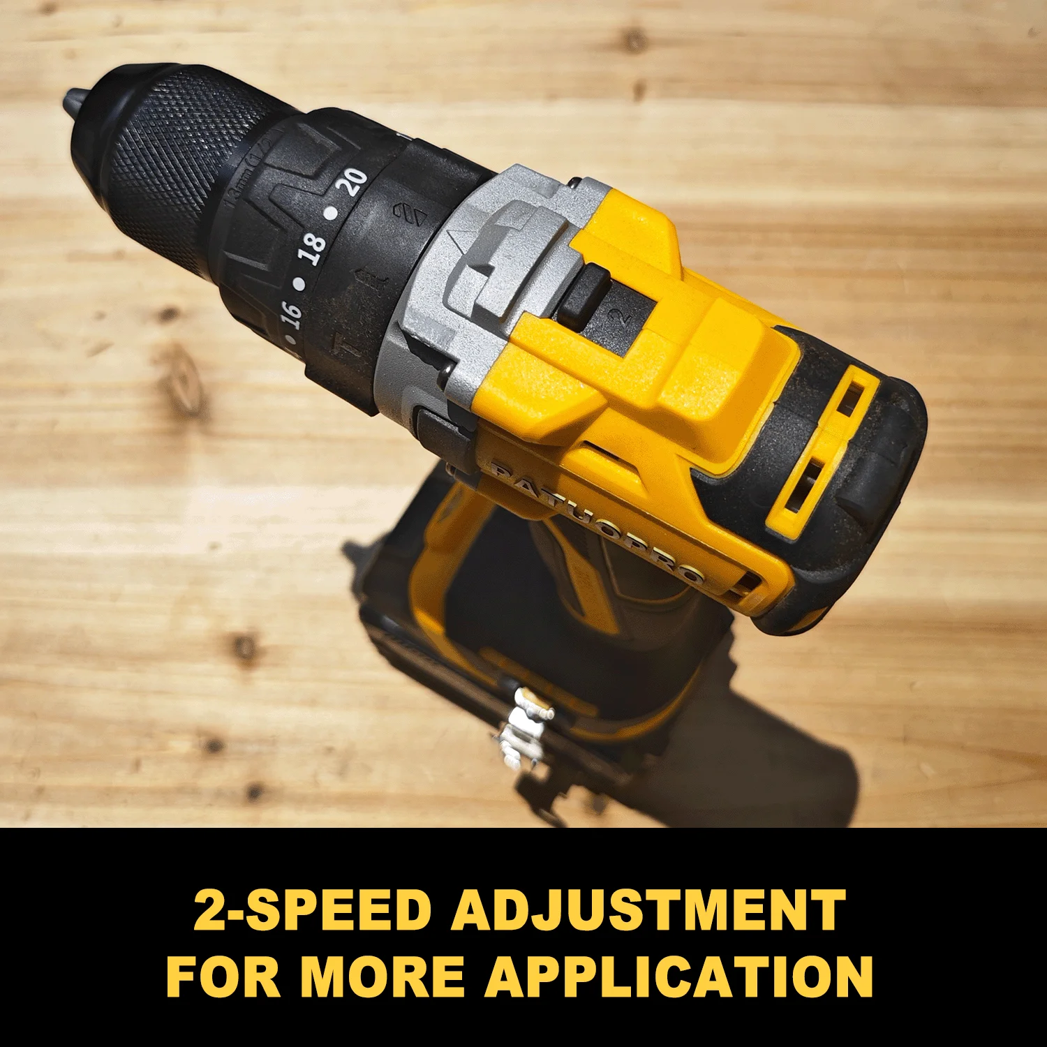 Brushless Cordless Hammer Drill 13mm Ratchet Power Impact Drill Ice Screwdriver fit BL1830 1840 1850 1860(Without Battery) 3