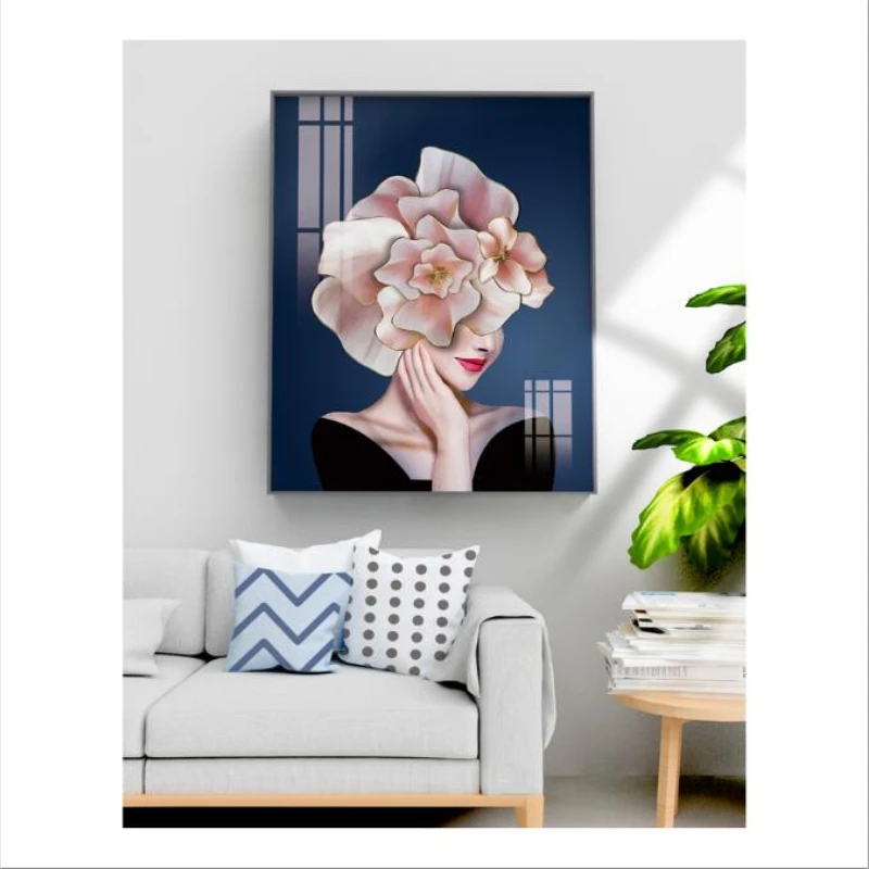 

5D Diamond art women Cabin Scenic Diamond Embroidery Full Drill Cross Stitch Wall Art Diamond Painting