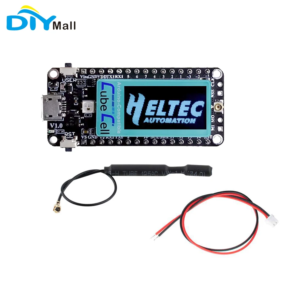 HTCC-AB02 Lora макетная плата CubeCell Dev-Board Plus с 1,8-дюймовым OLED-дисплеем ASR6502 SX1262 0,96 МГц 868 МГц для Arduino