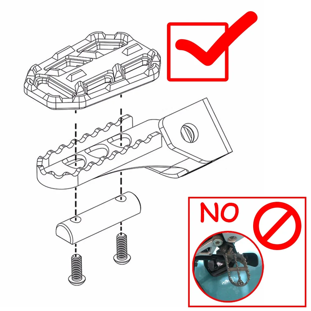 F 850 GS мотоциклетная заготовка для ног расширенная подставка удлинитель