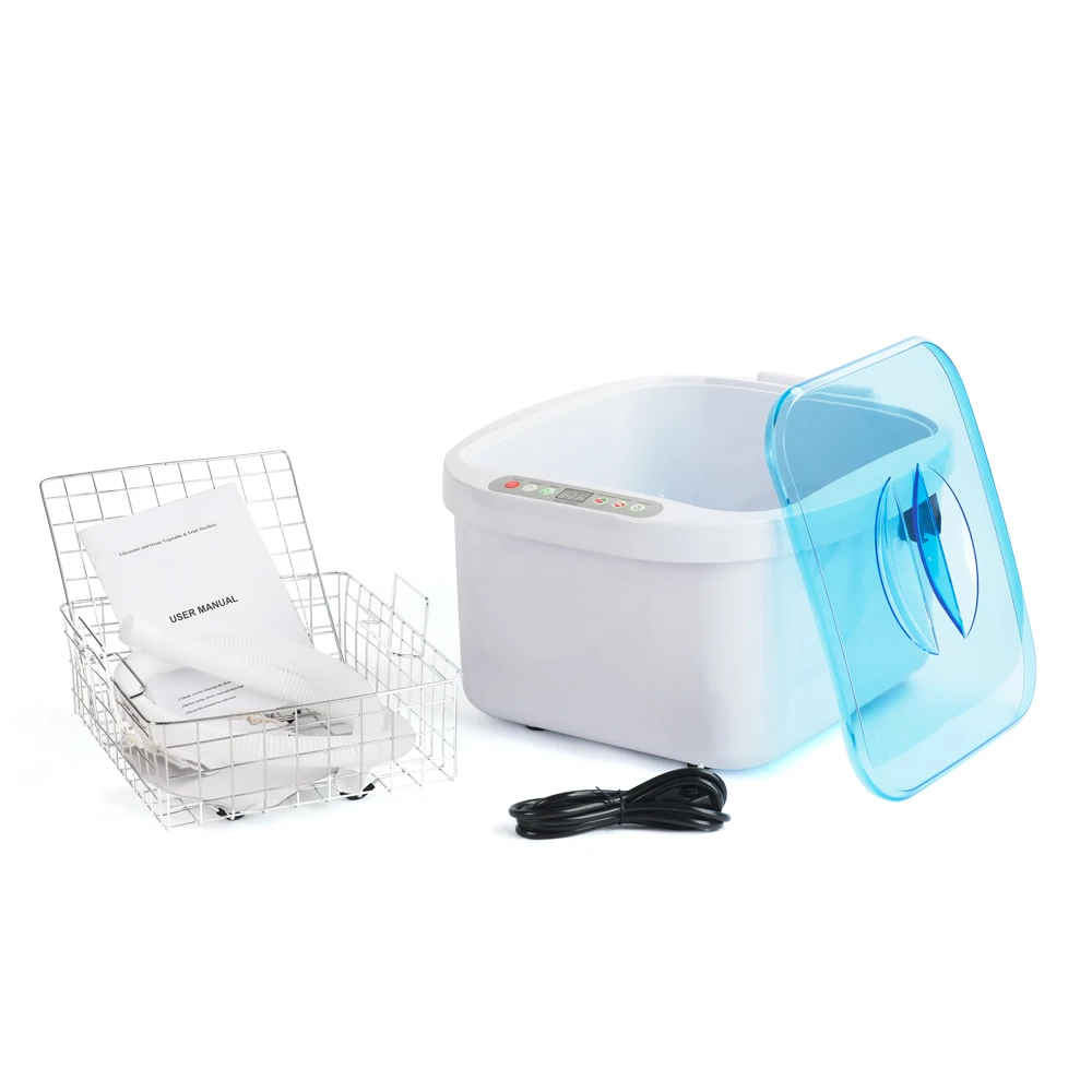 Newest Ultrasonic Ozone Cleaning Machine Removing Pesticide Residual Ultrasonic Cleaner Large for Kitchen Ware enlarge