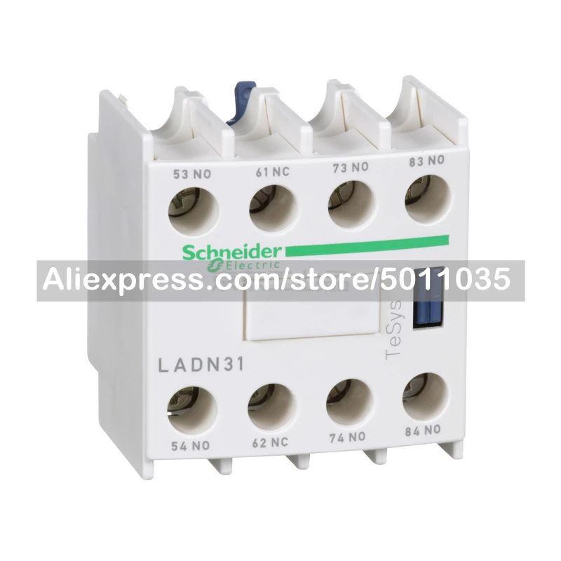 

LADN31 Schneider Electric TeSys Contactor Auxiliary Contact Module, 3NO+1NC; LADN31