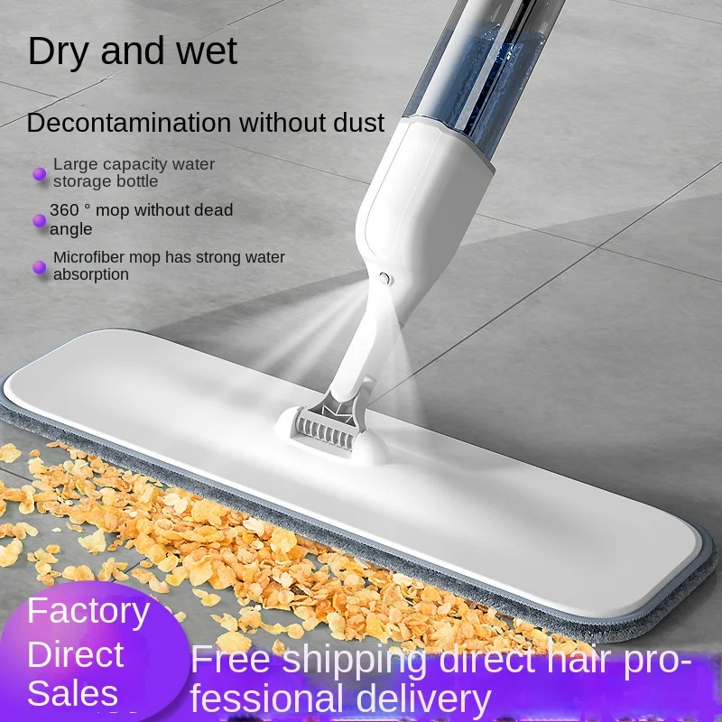 

Spray Floor Mop With Reusable Microfiber Pads 360 Degree Handle Mop For Home Kitchen Laminate Wood Ceramic Tiles Floor Cleaning