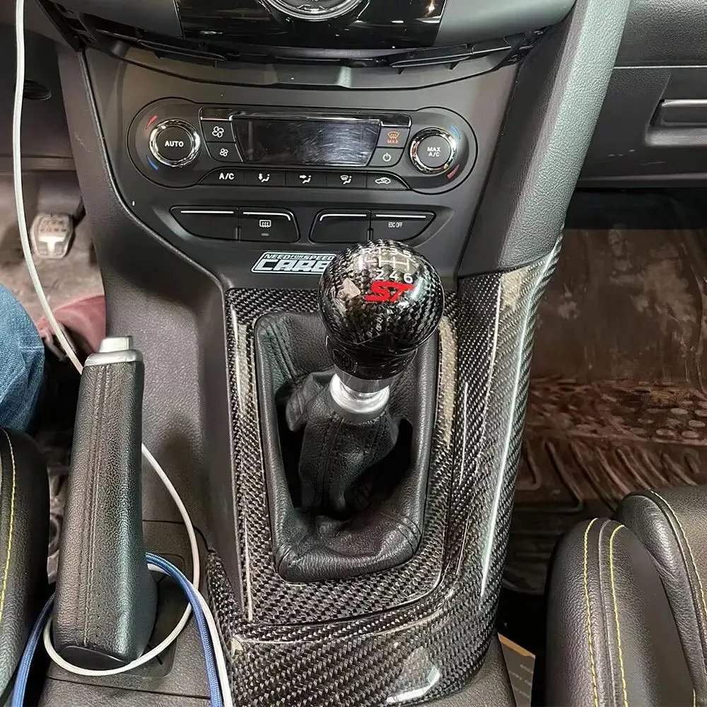 1 шт. замена карбоновой ручки переключения передач для Focus Mk2 Mk3 Mk4 Fiesta Mk7 Mk8 Ecoboost Rs 2 0t