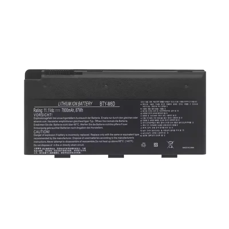 ZDIUIU BTY-M6D аккумулятор для ноутбука 7800 мАч MSI GT60 GT70 gx780r gx680 gx780 gt780r gt660r gt623r gx660 gt680r gt783r