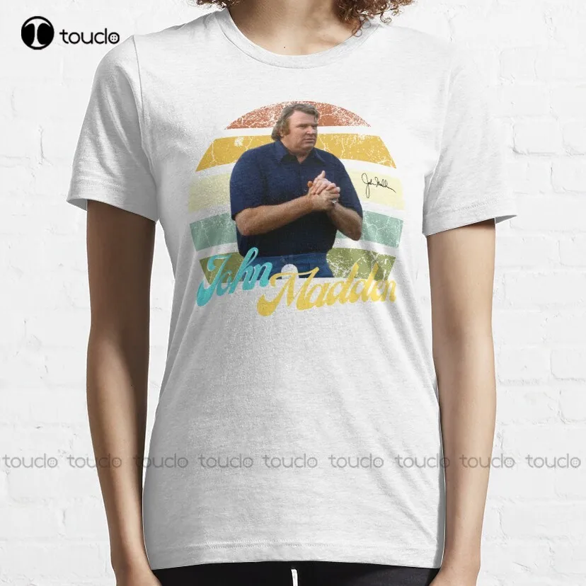 Футболка с автографом John Madden - Rip хлопковые футболки для женщин дышащая хлопковая
