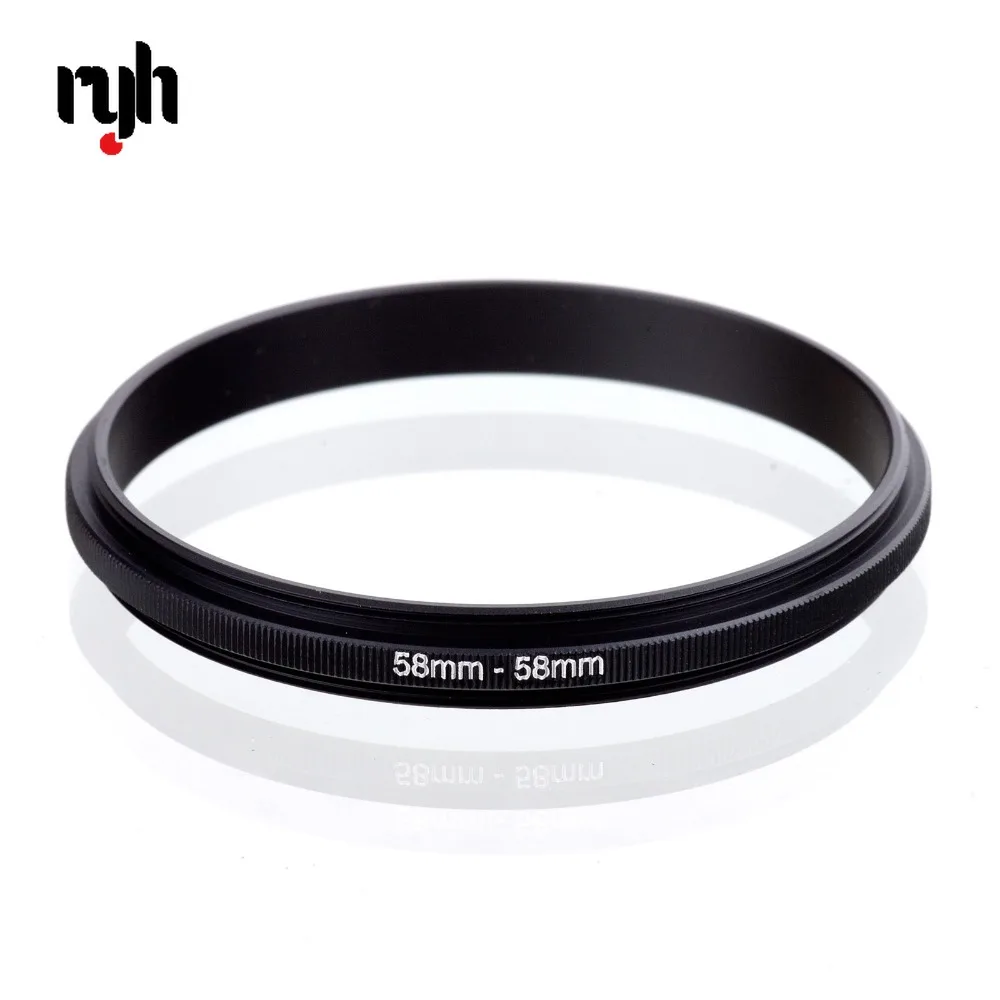 

58mm-58mm 58mm to 58mm Male to Male Coupling Step Ring Adaptor 58-58 Dual Male