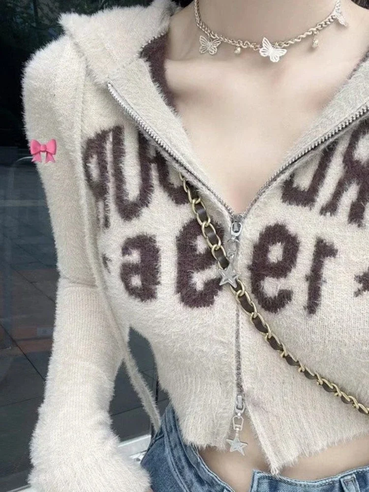 Женский вязаный кардиган Vintageletter