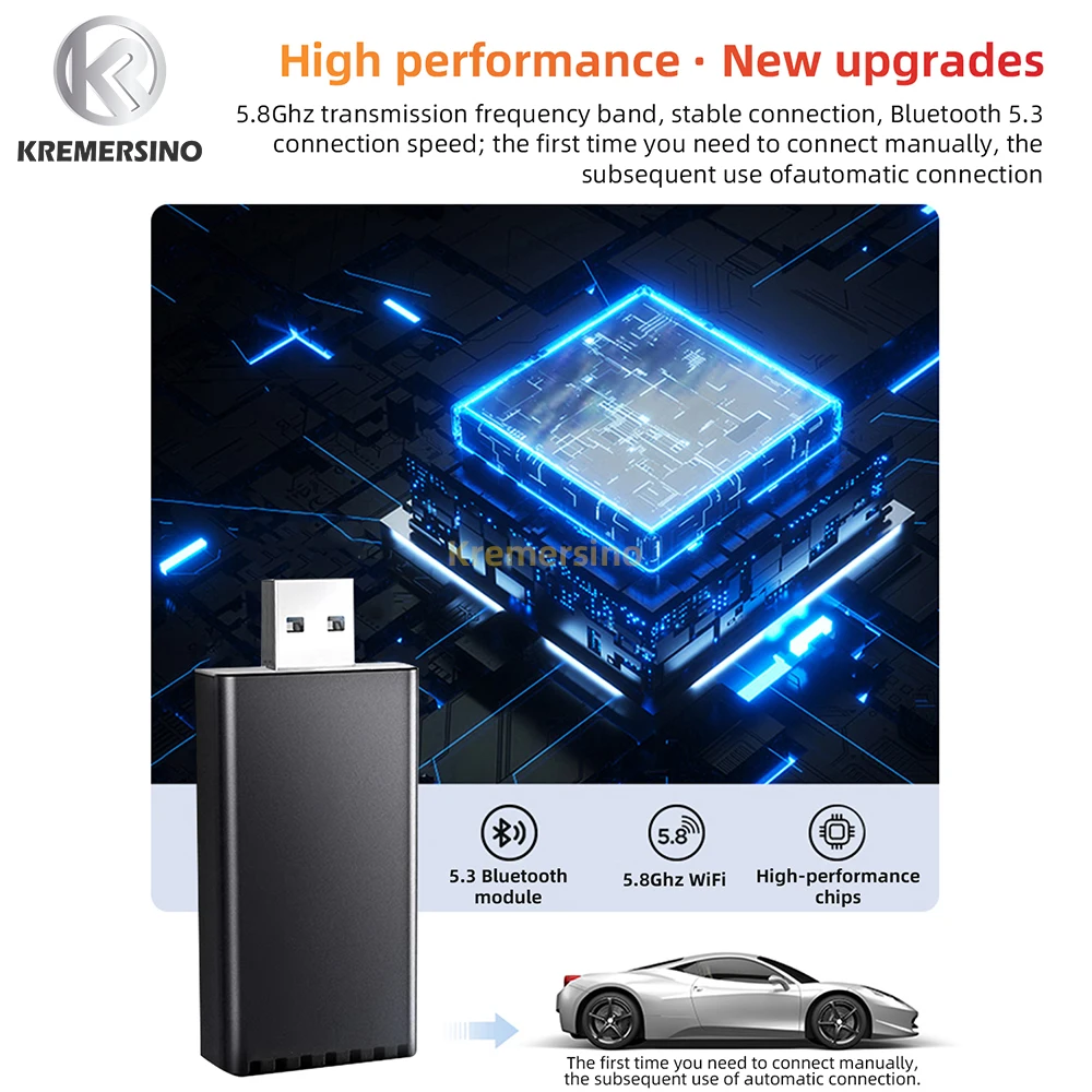 Беспроводной оригинальный проводной переключатель Carplay Apple CarPlay для