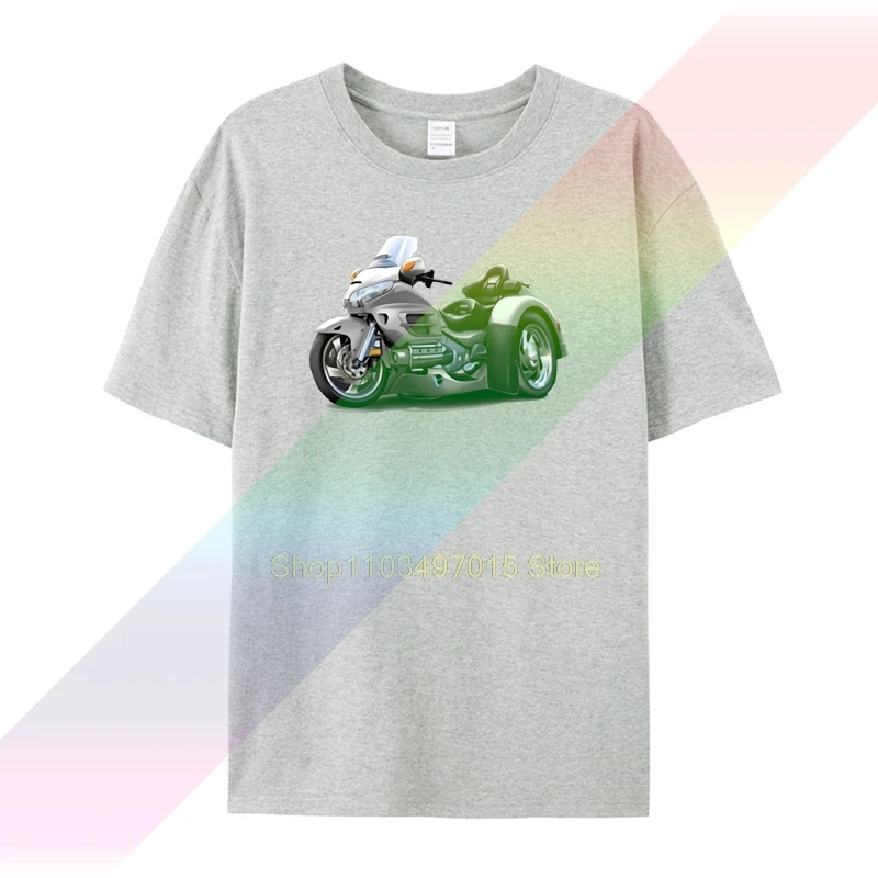 Белая и черная футболка с рисунком золотого крыла 2019 короткая мужская тканевая