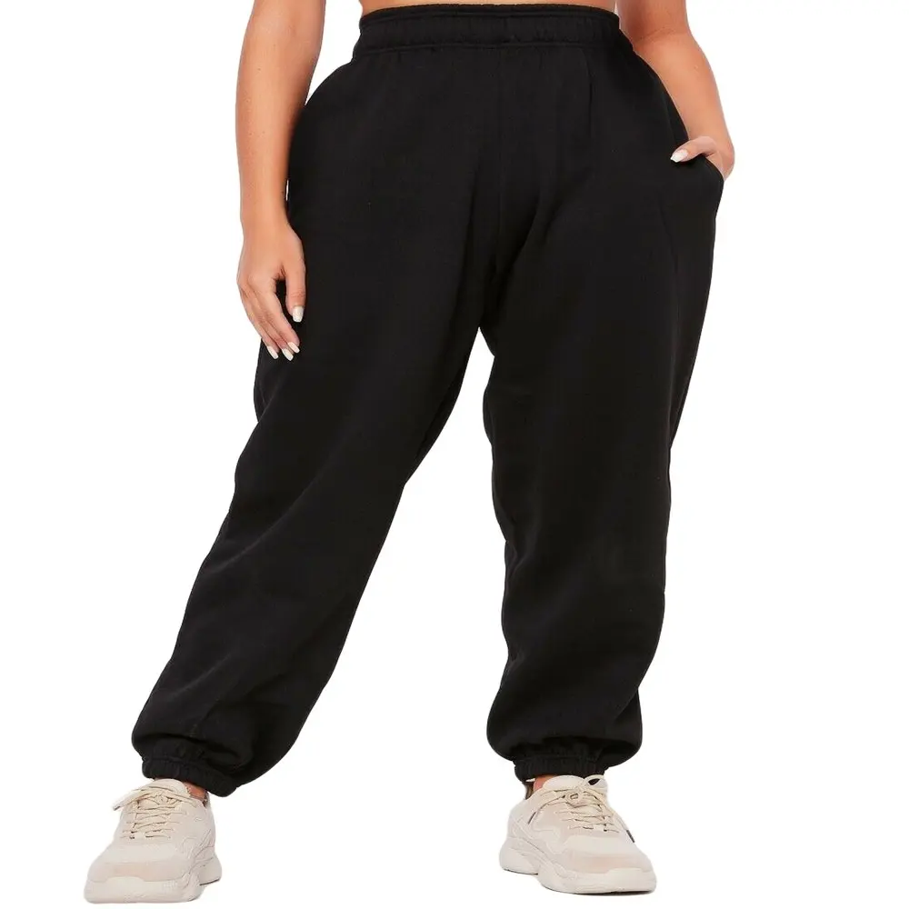 

HMCN Womens Sport Pants Elastic Cord Pencil Pants Stretch High Waist Trousers
