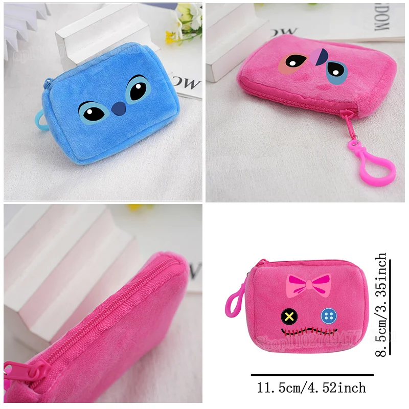 Монета с рисунком Диснея и вышивки фиолетовый милый детский плюшевый кошелек