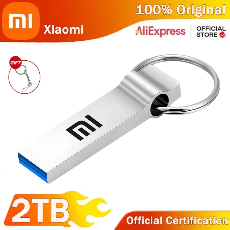 Водонепроницаемый флэш-накопитель Xiaomi 2 ТБ высокоскоростной 1 USB 3. 0 Память 512 ГБ