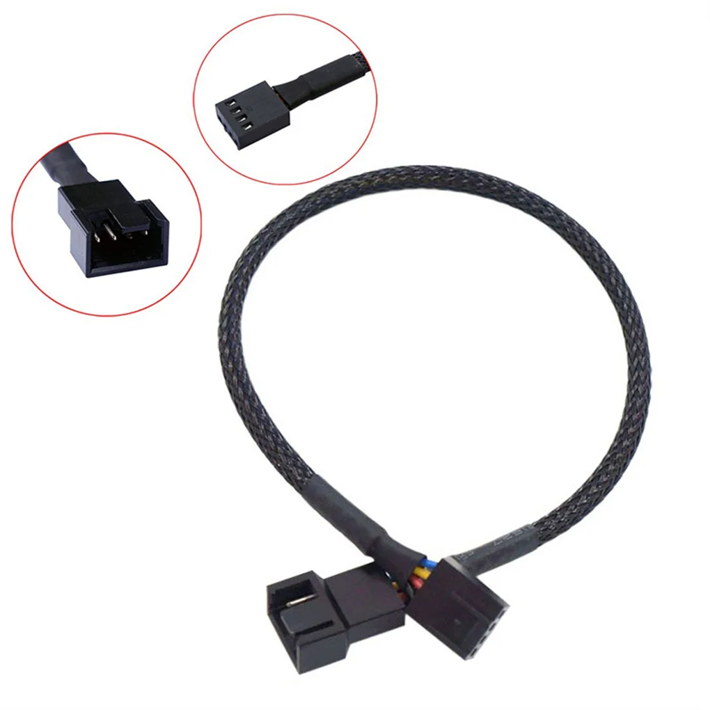 

27/42/62/82cm PWM Extension Cable Mainboard CPU 4 PIN Fan 4P Adapter Cable Computer Case 4 PIN Male to Female Cables