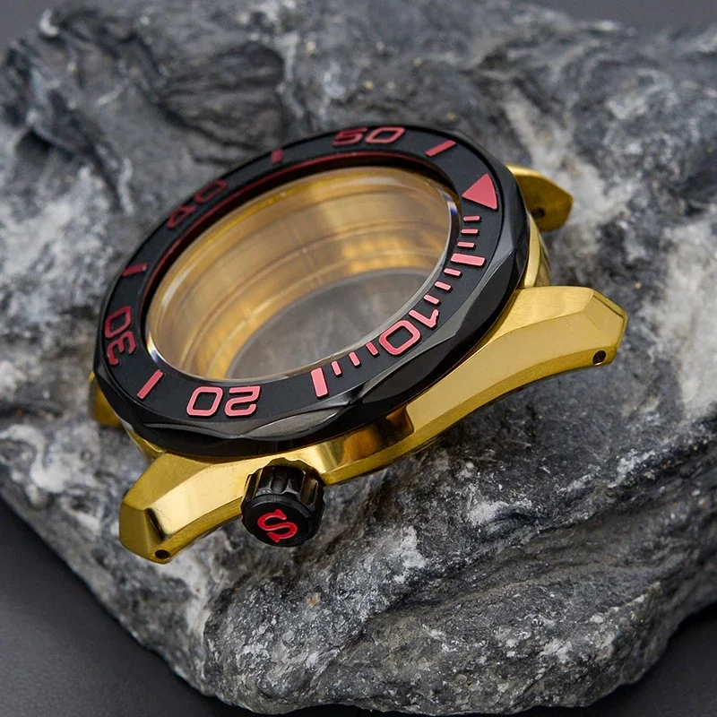 Золотые часы с часами SPB185 SPB187 модель NH35 NH36 4R 7S из нержавеющей стали 316L